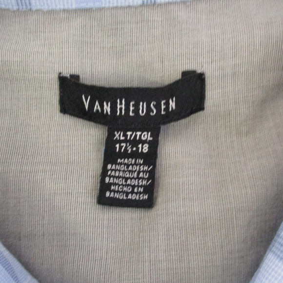 Van Heusen Mens Casual Button Front Shirt Size XLT - Picture 4 of 5